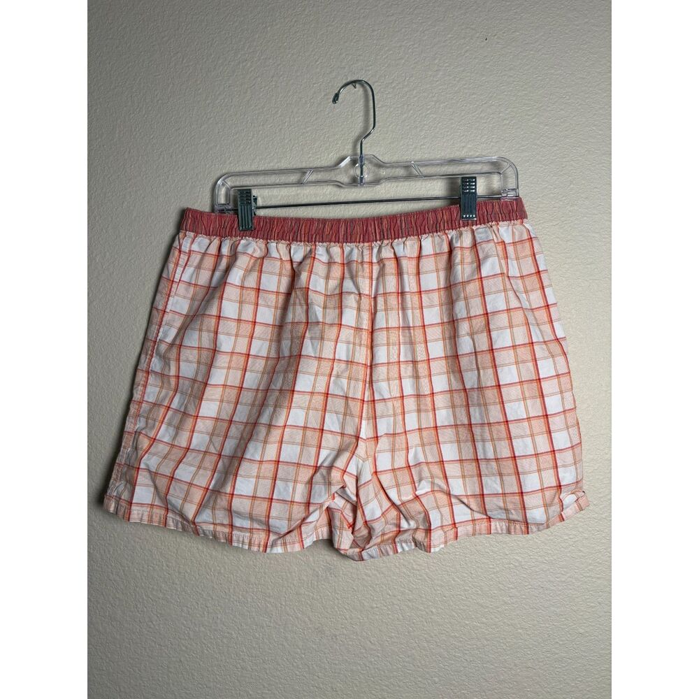eddie bauer womens plaid boxer shorts size xl